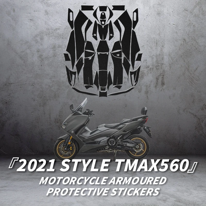 Used For YAMAHA TMAX560 Motorcycle Armoured Protective Decoration Sticker Fairing Kits Bike Plastic Parts New Refit Decals 3d motorcycle sticker for yamaha majesty yp 125 250 400 plastic emblem decals badge decal stickers