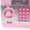Children's Money Saving Bank Deposit Box Intelligent Voice Mini Safe and for Kids with Pass Code (Pink, Button Color) 3