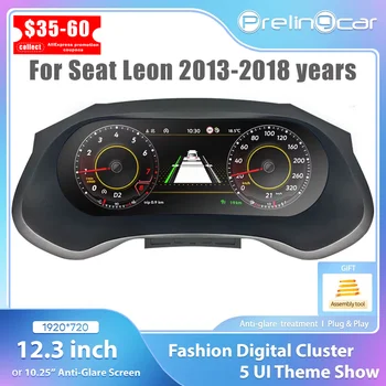 Grupo Digital LCD para Seat leon 2013-2018 años compatible con HDMI Carplay Radio tablero de instrumentos velocímetro 1