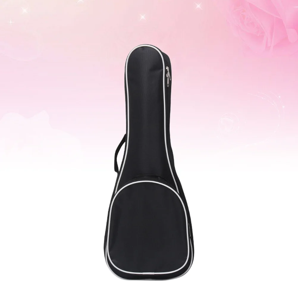 

1pc 21 Inches Oxford Cloth Small Guitar Bag Shoulder Guitar Bag with Pockets Waterproof for Kids (Black)