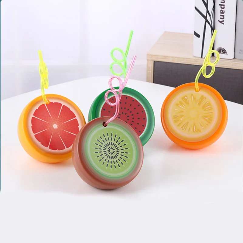 

Creative Fruit Shaped Bottle Tropical Hawaii Party Cartoon Fruit Cups Kids Happy Summer Hawaiian Beach Pool Party Decor