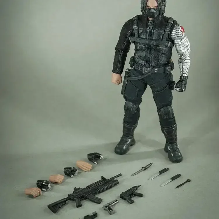 2009 壽屋 全世界600体限定【★WINTER★ SOLDIER】希少！ In Stock Nota Studio 1/12 Scale Male Winter Soldier Winter