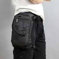 GL Nylon Drop Legs Bags Fashion Hip Waist Pack Thigh Bum Fanny Packs Multifunction Tactical Riding Male Shoulder Messenger Bag 1