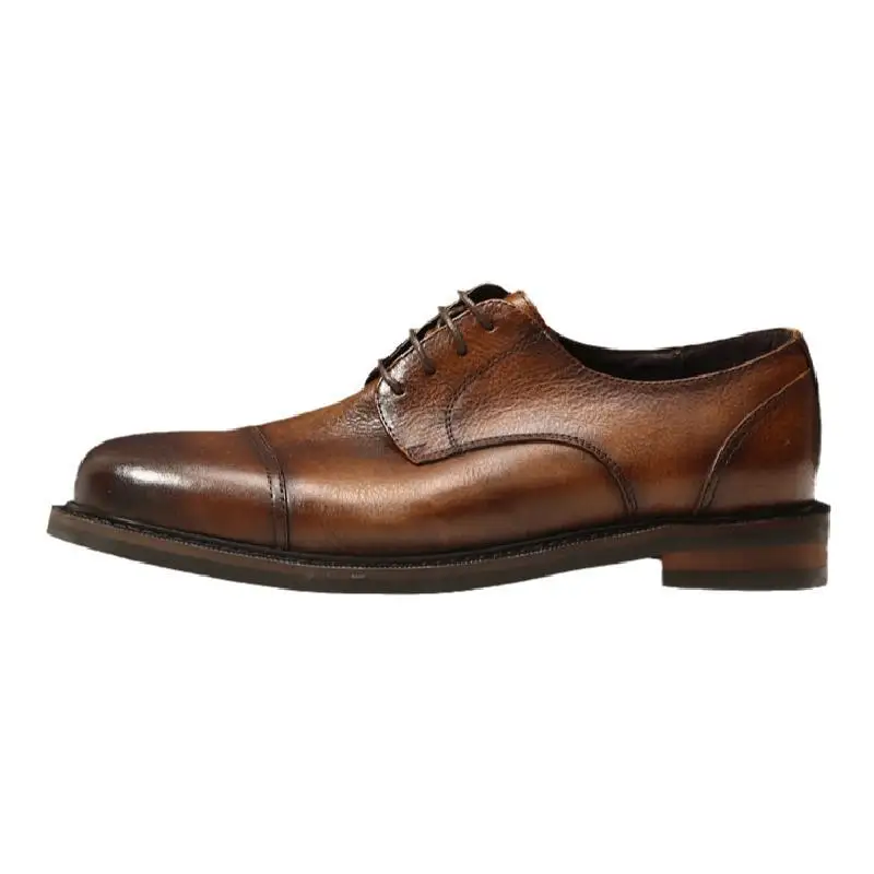 

Men Formal Shoes Fashion Business Dress Shoes Male Oxfords Lace up Shoe for Man Luxury Wedding Party Leather Shoe