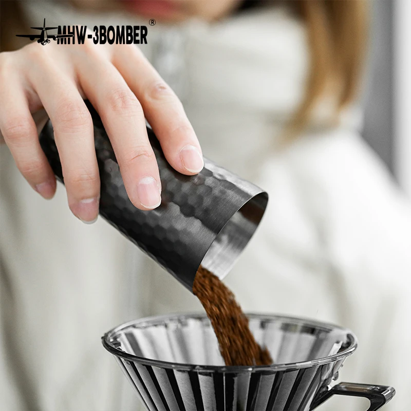 Tasse de dosage en acier inoxydable pour café, tasse à renifler, mangeoire  à poudre, machine à expresso, porte-filtre, doseur à café, outils en poudre,  51mm, 58mm - AliExpress