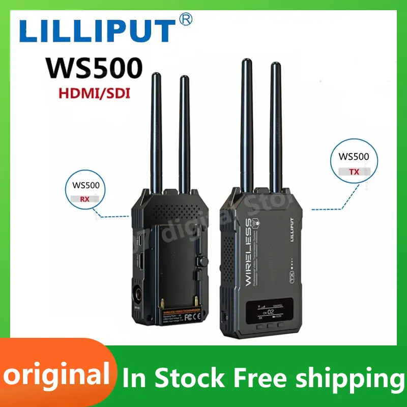 

Lilliput WS500 Pro Беспроводная передача видео автоматический поиск канала HD Беспроводная передача 3G SDI HDMI-совместимая