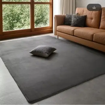 Modern Coral Velvet Carpet 2
