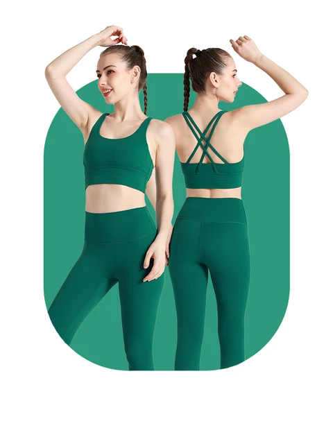 61593-9cef16.jpg 2024 New 2 Piece Yoga Clothes Women's Tracksuit Quick Dry Set Breathable Fitness Suit Fitness Clothing Sports Bra Leggings Suit