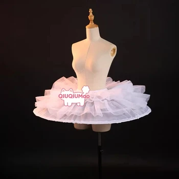 Costume da Cosplay di Cardcaptor Sakura, Abito da Battaglia Rosso e Bianco, Costume Anime di Sakura Kinomoto con Crinolina per Donne, per Comic Con e Feste