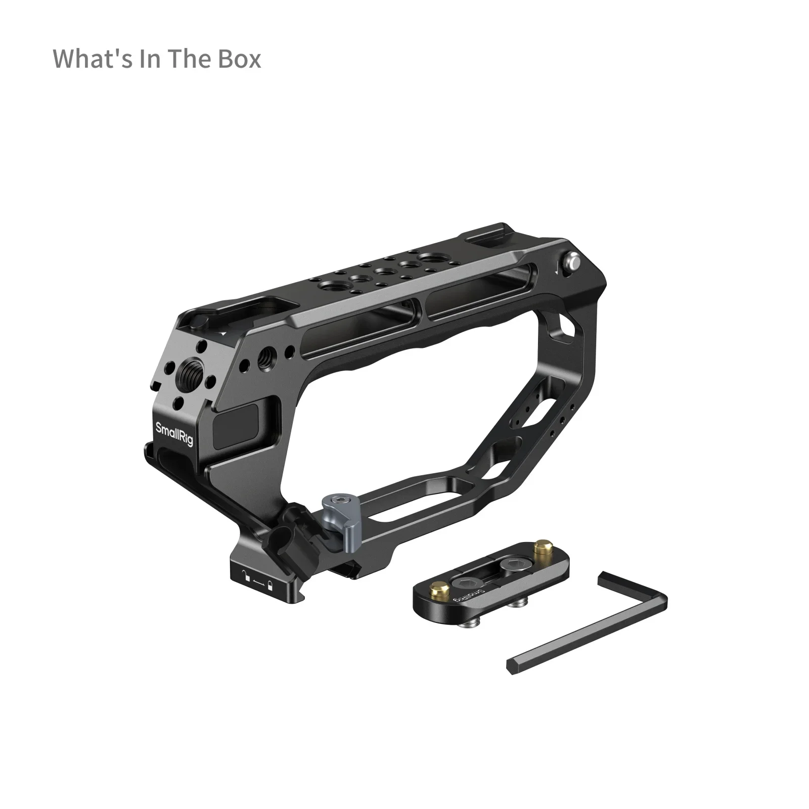 SmallRig D-Style Top Handle with NATO Clamp Multiple Mounting Interfaces Can Mou
