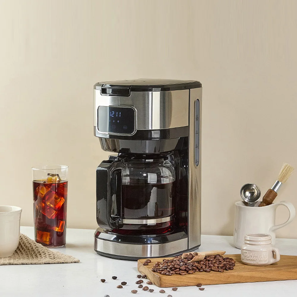 최대 12잔 추출 브루잉 1.5L 전기 커피메이커