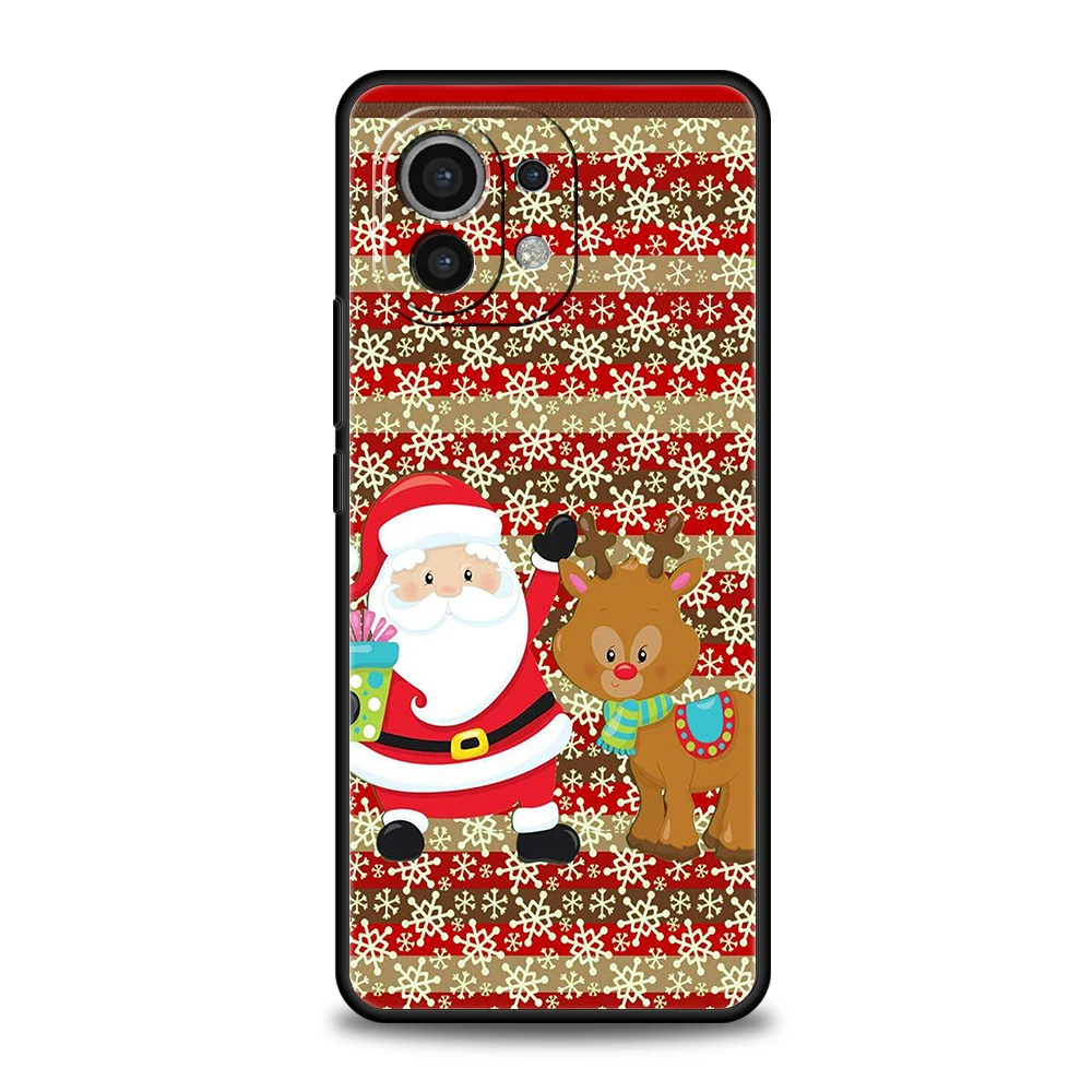 Festive Merry Christmas Silicone Phone Case Cover