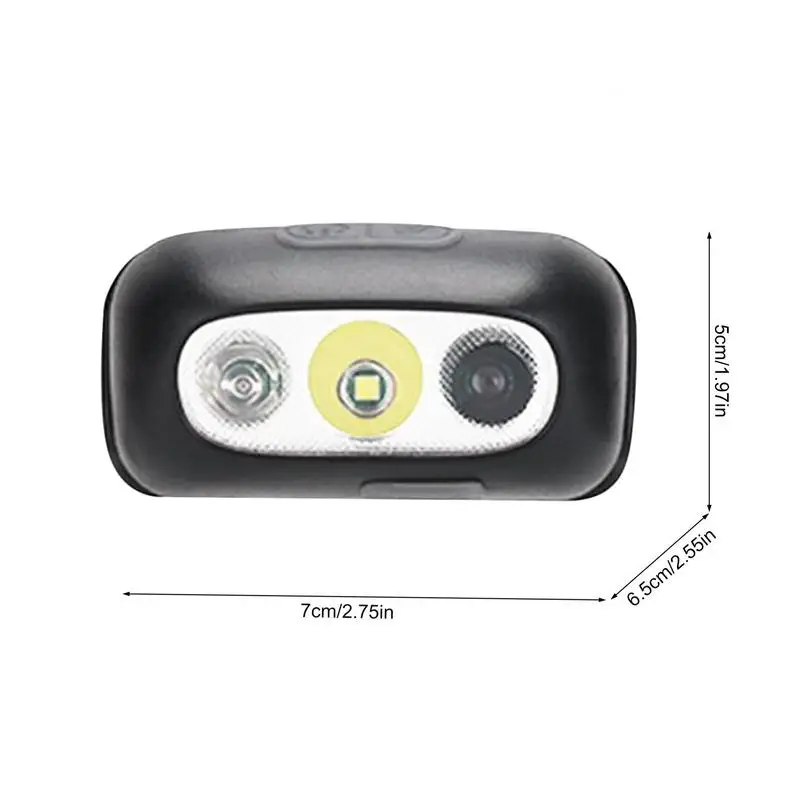 Head Lights For Forehead Ultra Bright Headband Flashlight Rechargeable Head Torch with 4 Lighting Modes Camping Headlamps Hard