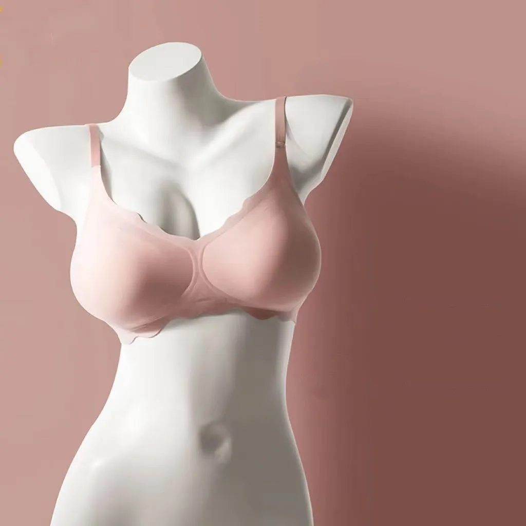 Reggiseno Da Donna Da 6Cm Petto Piccolo Raccolto All'Esterno Ingrandisci Biancheria Intima Ispessimento Intimo Senza Cuciture Reggiseno Da Donna Con S