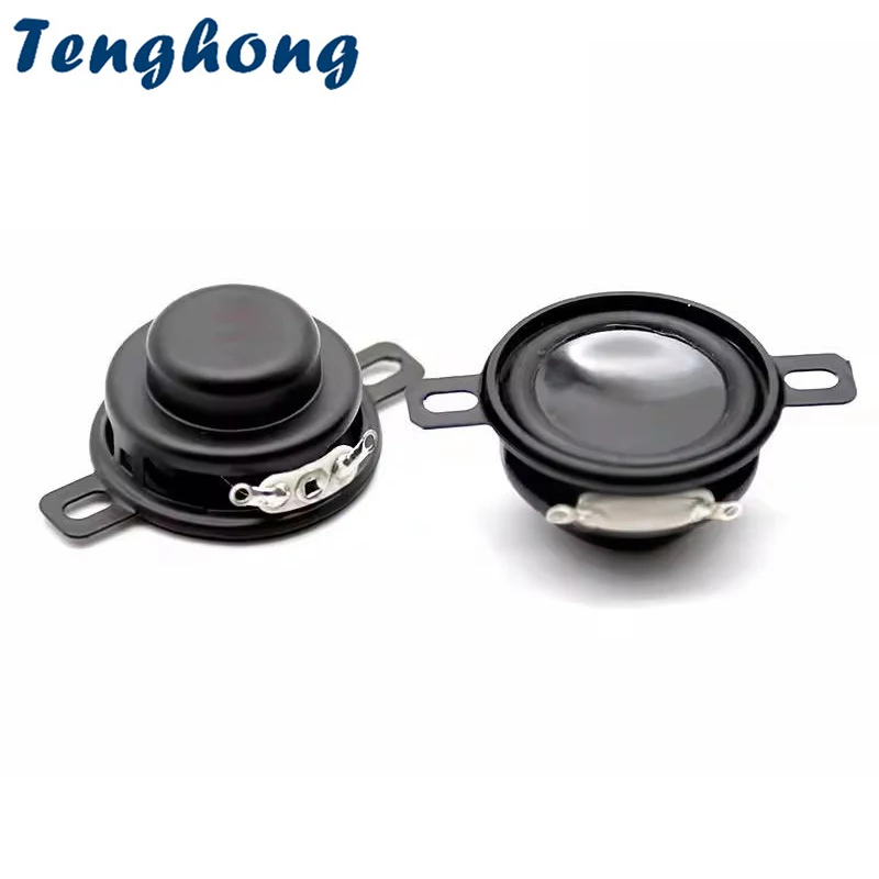 Tenghong 2pcs 31MM 8 Ohm 5W Full Range Audio Speakers Unit Bass Multimedia Loudspeaker With Fixed Ears for Home Theater Sound