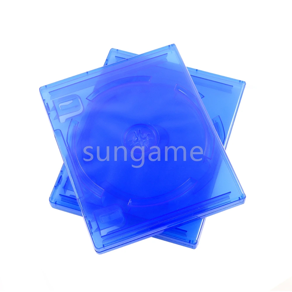 1pc Replacement Case For PS4 Double Disc Spare Blue Game Blu
