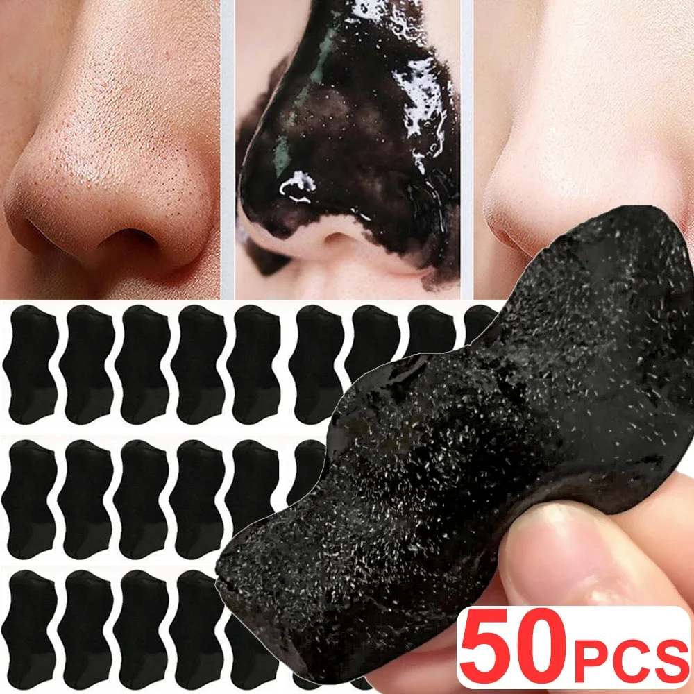 10/30/50pcs Unisex Blackhead Remove Mask Peel Nasal Strips Deep Cleansing Shrink Pore Nose Black Head Stickers Skin Care Patch 2