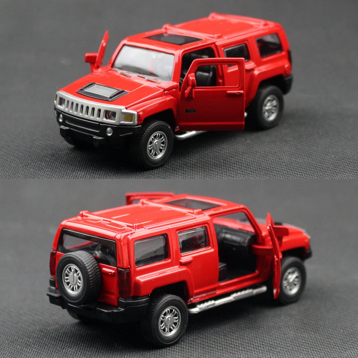 1/43 Hummer H3 SUV Sport Toy Car Model Diecast Metal Vehicle