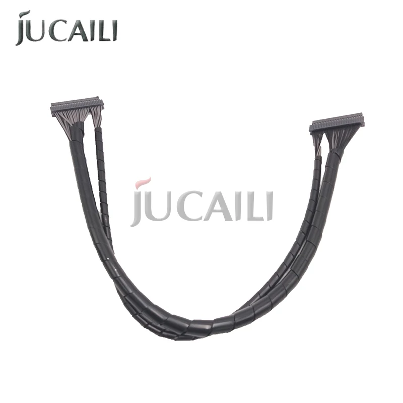 

Jucaili 2 шт. 60pin головка кабеля 45 см для Starfire SG1024 MC/SA2C/MA2C печатающая головка 7pl 10pl 25pl для струйного принтера