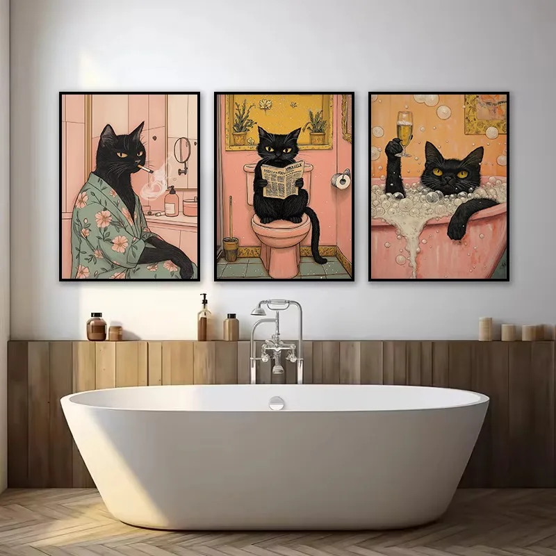 Funny Bathroom Illustration 3