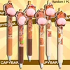 1pc Random Cartoon Capybara Butt Pressing Neutral Pen Funny Writing Pens Quick-Drying Smooth Kawaii Pens Aesthetic Stationery