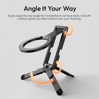 Ulanzi MA60 Foldable Magnetic Phone Tripod 0.8cm Ultra-Slim Dual-Sided Magnet Phone Tripod for Desktop Stand Livestreaming Vlog - Image 5