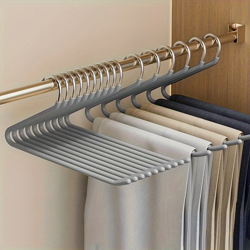 10pcs Set Trouser Rack Z-Shaped Trouser Rack Goose Type Pants