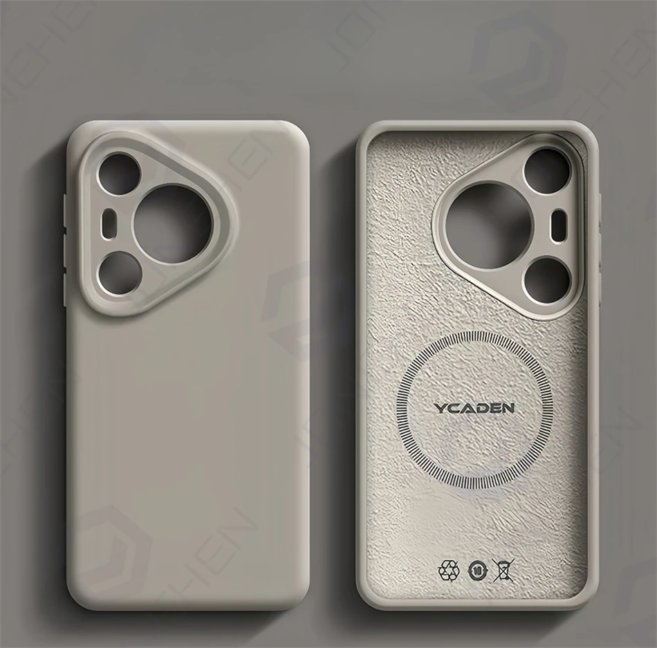 Premium Liquid Silicone Magnetic Shockproof Case - Soft Bumper Cover