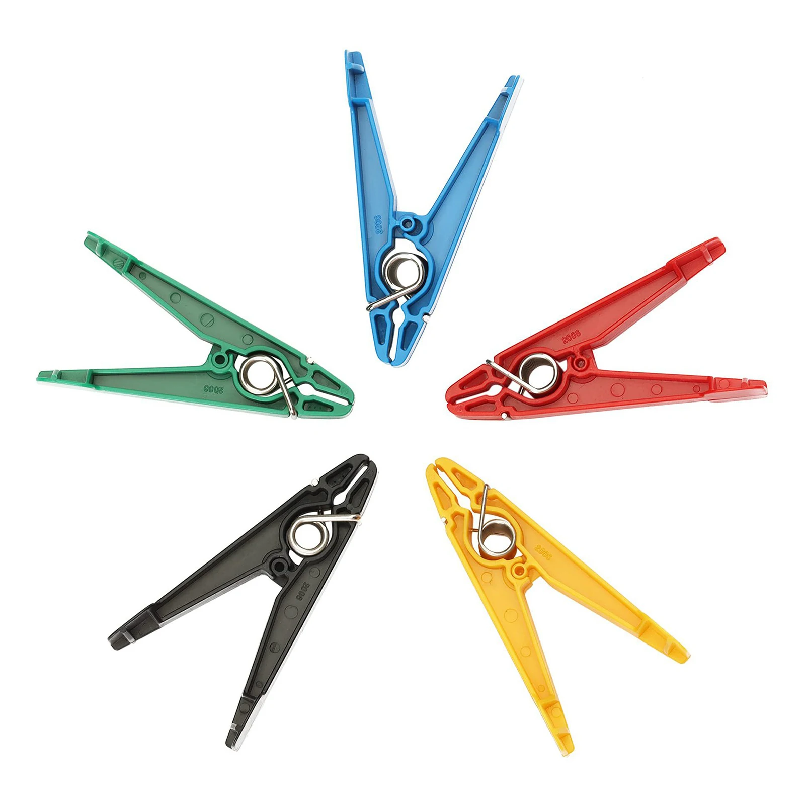 5Pcs Finger Thumb Exerciser Finger Strengthener Pinch Clips Finger Exerciser & Hand Therapy Equipment for Conditioning