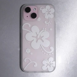 Dreamy Ins Cherry Blossom Butterfly Korean Cute Phone Case - Y2K Style Cover - iPhone 12 Pro (Phone case White)