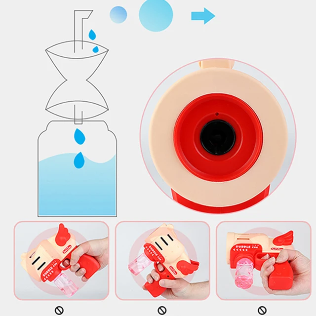Cute Automatic Bubble Machine Kids Princess Game Toy Outdoor Child Soap Bubble Blower Machine Magic Guns Bride Wedding Bubbles 5