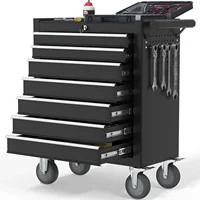 7-Drawer Tool Chest with Wheels, Metal Rolling Tool Box with Wheels, Key Locking & Large Capacity Drawers 1