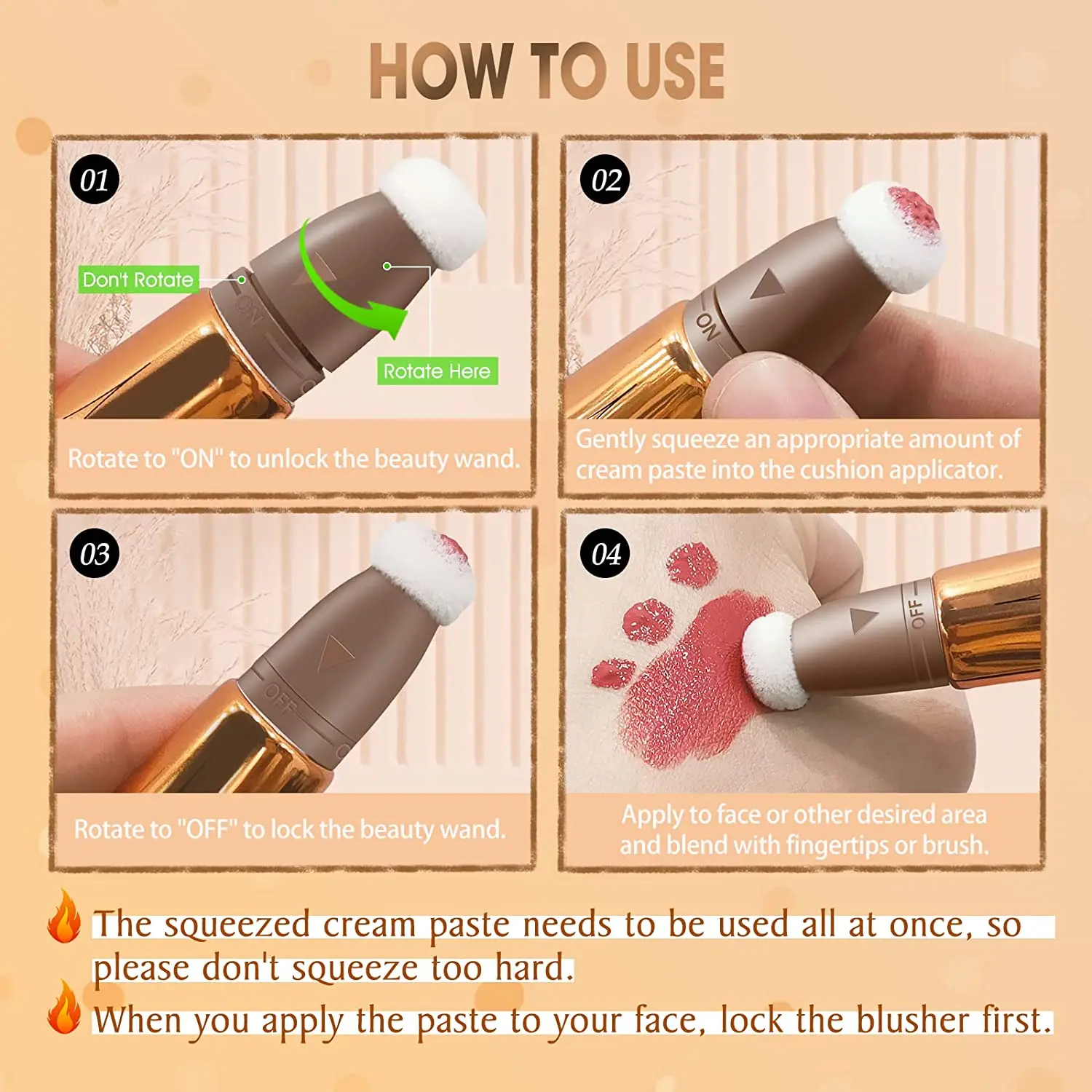 Pink Peach Liquid Blush Velvet Matte Blusher Face Pigment Stick Lasting Natural Cream Cheek Tint Blush Makeup