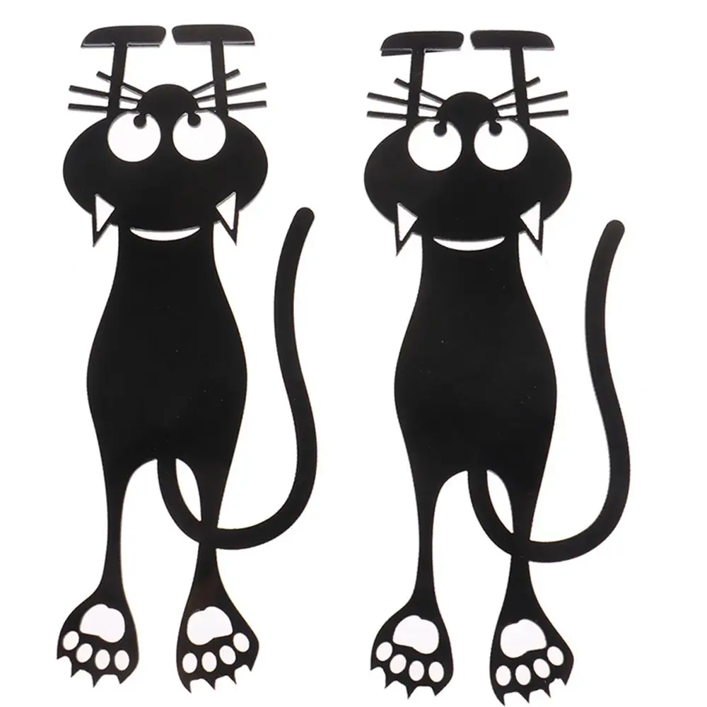 

Pagination Mark Animal School Supply Office Students Gift Book Folder Book Decoration Black Cat Bookmark Book Clip