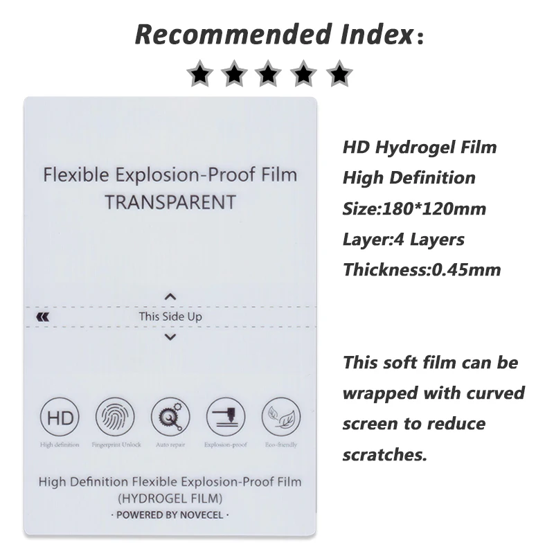 Vormir Matte Hydrogel Film HD Anti Blue Anti Spy Skin Sheet Cellphone Screen Protectors Front Film for Cutting Machine SS 890C