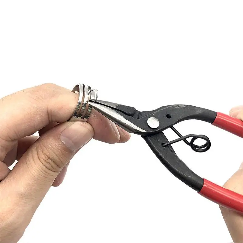 Edelstahl-Sprungring zum Öffnen und Schließen, Fingerring für DIY-Schmuckherstellung – Detail 4