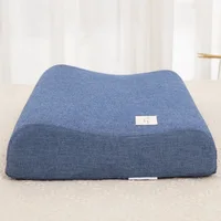 Taie d'oreiller en coton et Latex lavable 30x50cm, housse de coussin à mémoire de forme pour la maison, la chambre à coucher, accessoire de literie respectueux de la peau 2