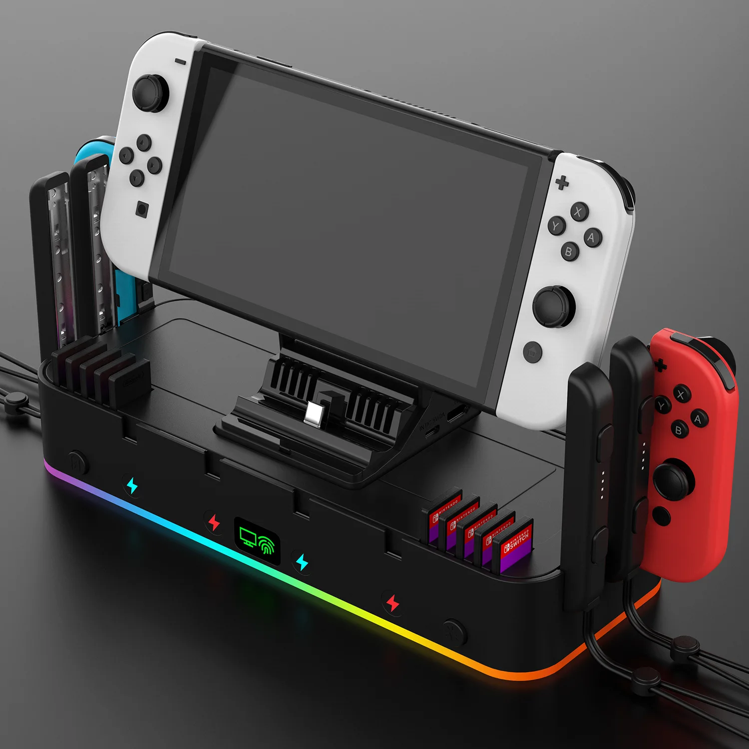 Nintendo Switch 紫とオレンジ　充電器・ドッグ付き Amazon | Nintendo Joy-Con (L)/(R) -Neon Purple/Neon Orange