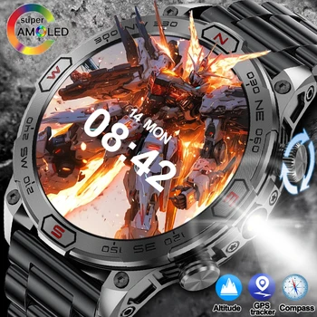 2024 New For HUAWEI IOS Outdoor GPS Motion Trajectory Smart Watch 1.43″ Screen 1 ATM Waterproof Watch Bluetooth Call Smartwatch