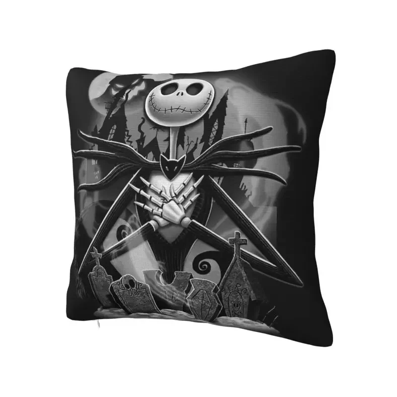 Halloween Skull Jack Throw Pillow Cover Living Room Decoration Nightmare Before Christmas Pillowcase Cushion Cover cushion cover pillow case cover