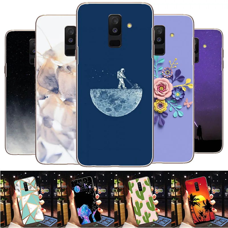 Custodia In Silicone Per Samsung Galaxy A6 Plus 2018 A6 A6 + A 6 A6Plus A605 A605F Custodie Da 6.0 "Custodia In Tpu Carina Per Samsung A6