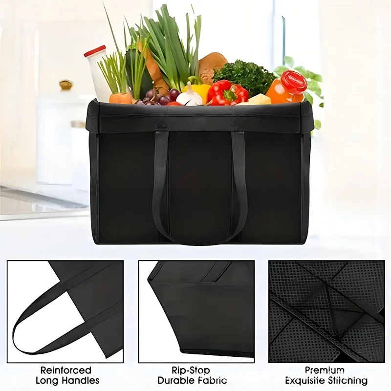 Sustainable High-Capacity Reusable Shopping Tote Bag