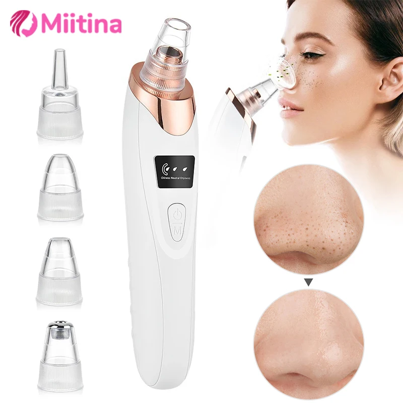 Electric Blackhead Remover Face Deep Cleansing Pore Beauty Machine Dead Skin Remover Face Vacuum Blackhead Removal Skin Care USB