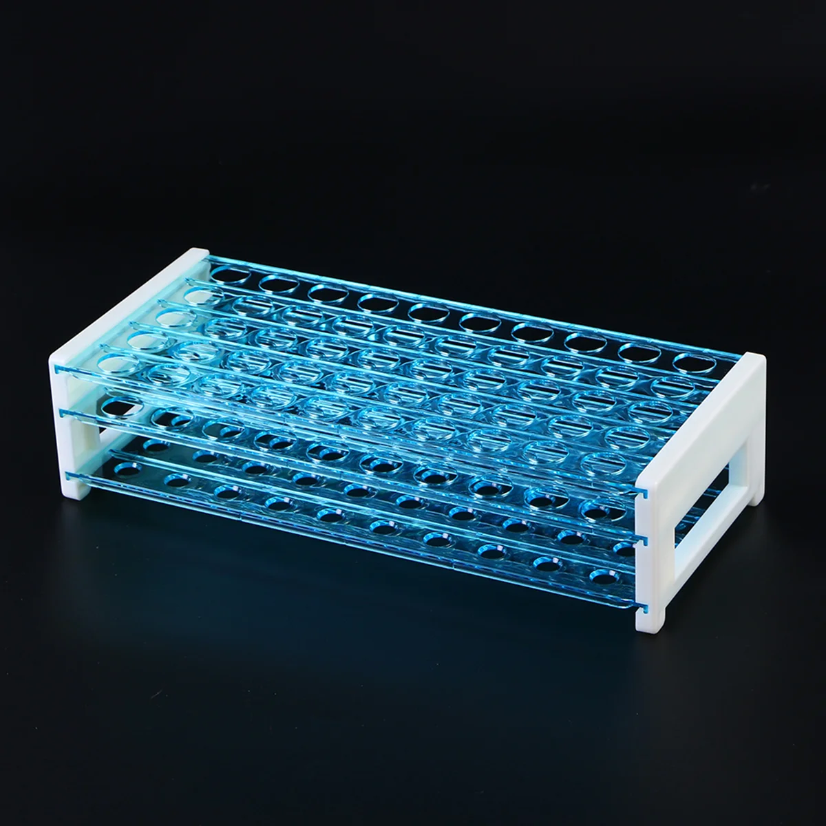 

Test Tube Rack, 50 Vents Test Tube Rack Holder for 15mm Test Tubes, Detachable, Laboratory Supplies Pipe Stand for School ( 50