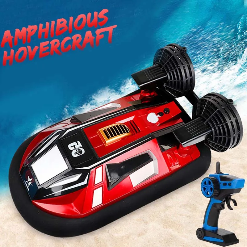 NEW Amphibous RC Hovercraft Dual Motor 20KM/H 2.4G Waterproof Remote