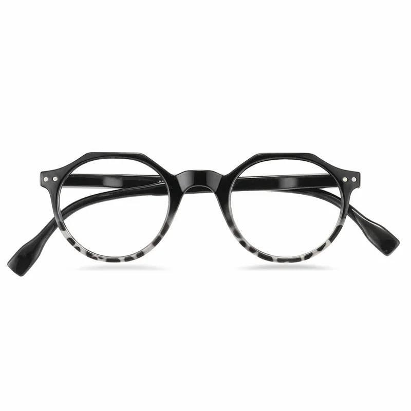 Round Reading Glasses For Women Anti Blue Light Prescription Glasses Large Frame Hyperopia Fake Eyewear +0+3.5 - 2