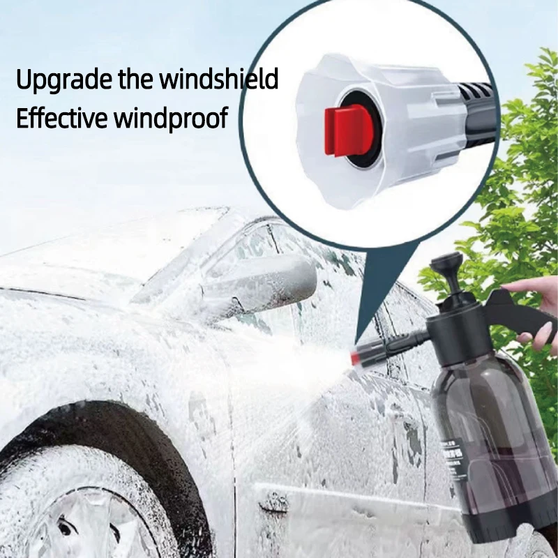 1 PC Pneumatic Foam Spray Can for Car Washing Hand Pressure Spray Kettle Fan Shaped Kettle Anti Corrosion Thickening spray bottle,foam cannon,car washer