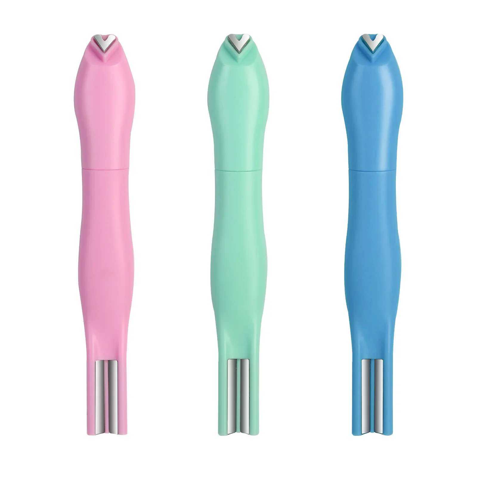 3-in-1 뉴 러브 아가일 캣아이 네일 마그넷 3D 하트 글래스 비즈 서펜타인 네일 아트 마그네틱 DIY 젤 폴리싱 마그네틱 도구