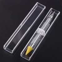 1pc Dual-ended Rhinestone Picker Dotting Pen Crystals Beads Handle Studs Gems Picker Wax Pen Pencil DIY Nail Art Decoration Tool 1