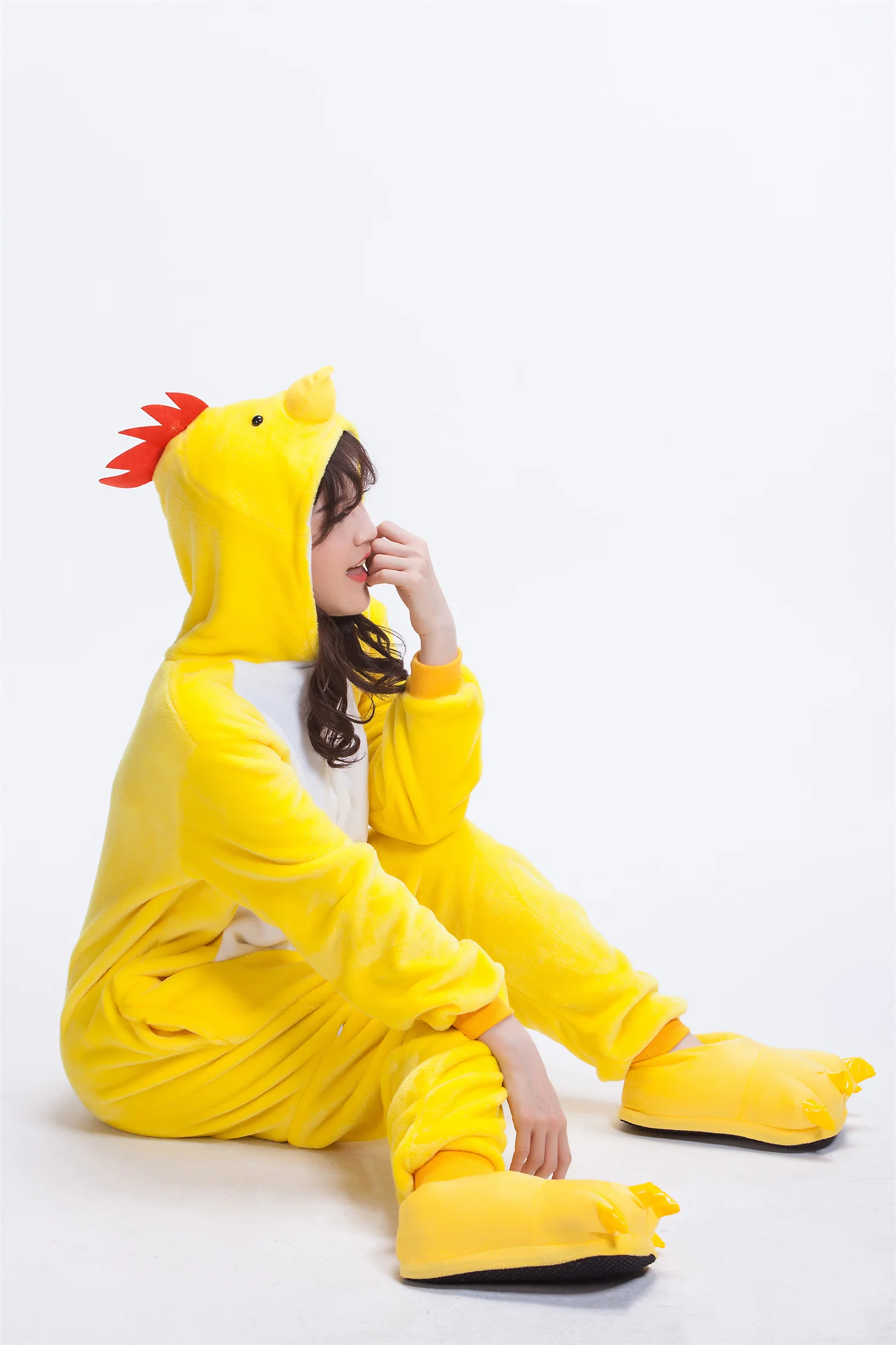 Adult Chicken Kigurumi Animal Costume Pajamas Homewear Lounge Wear cosplay costumes kigurumi pajamas
